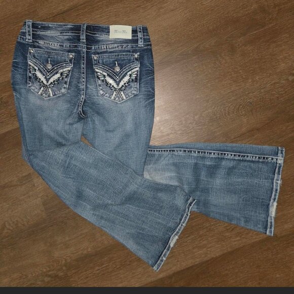 Pop Wing Boot Cut Miss Me Jeans - Picture 2 of 8